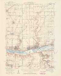1947 Map of La Salle LaSalle County IL High Res Pastmaps